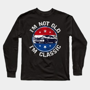 Classic Car Vintage Retro Cool American Motorsports Racing Long Sleeve T-Shirt